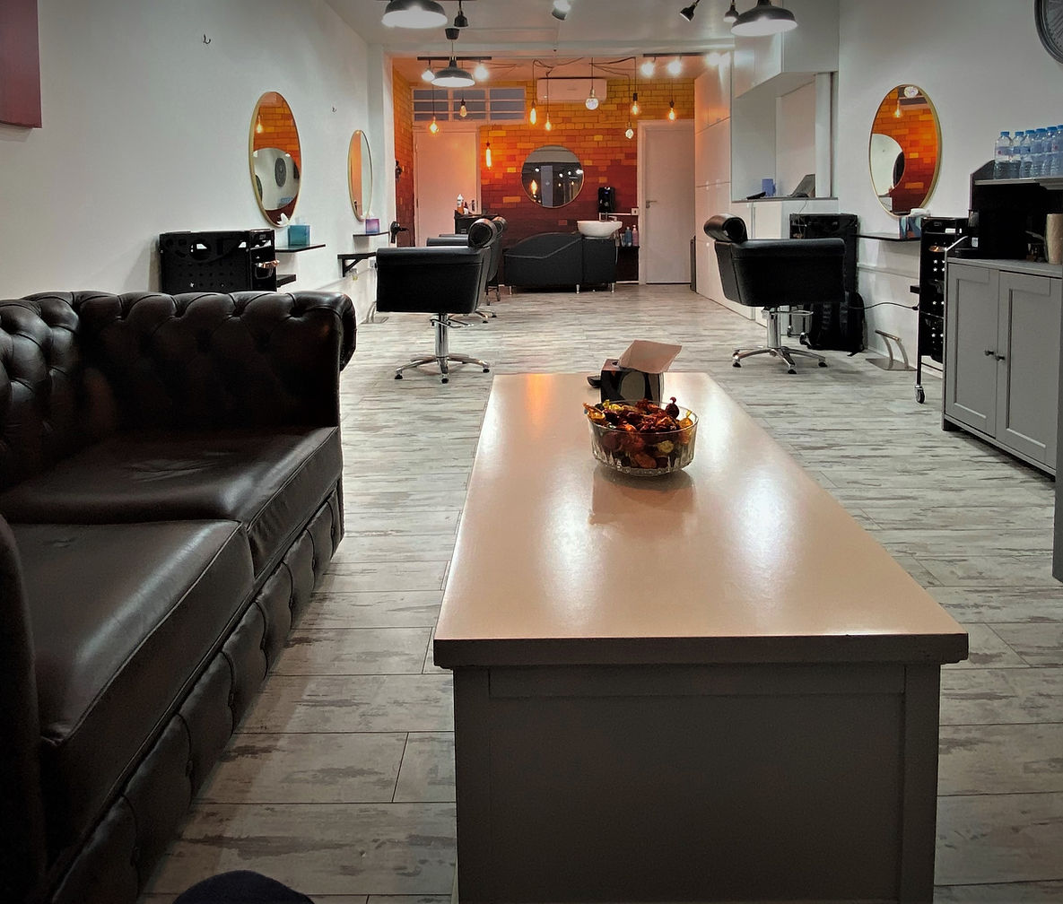 Modern salon interior at SEoneHAIR